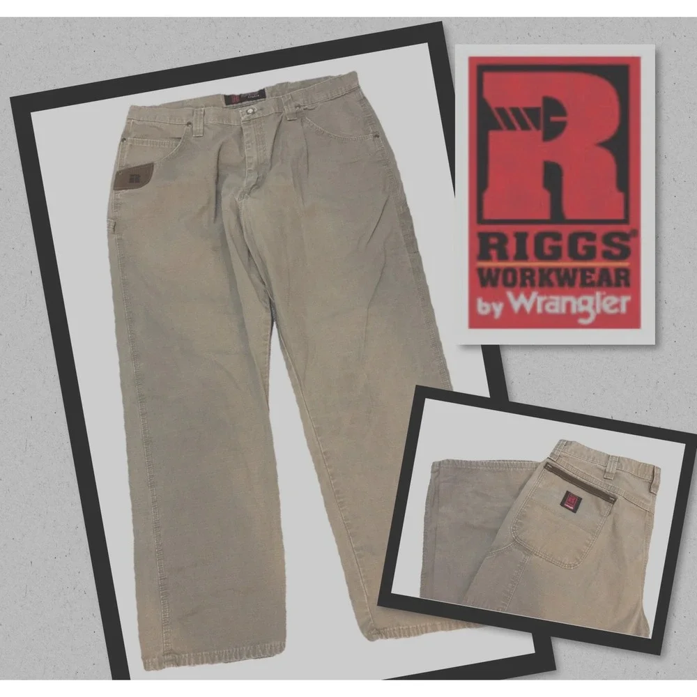 Riggs Workwear by Wrangler Men's size 40X32 Carpenter pants - RipStop